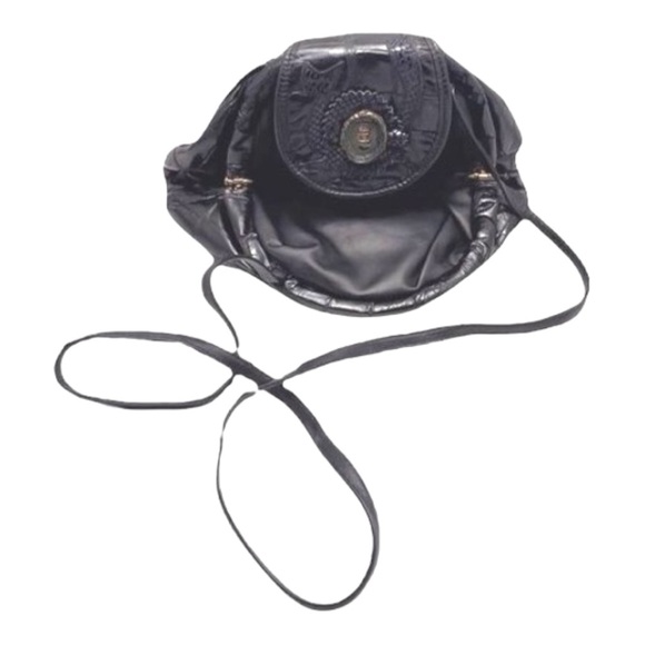 Park Avenue International Vintage Crossbody Clutch Genuine Crinkled Leather Bag - Picture 11 of 12